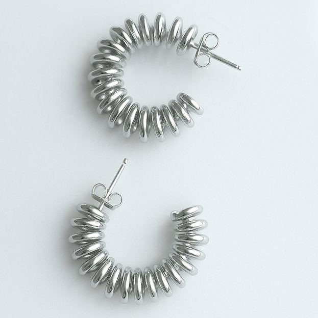 Spiral Hoops Earrings Bob 