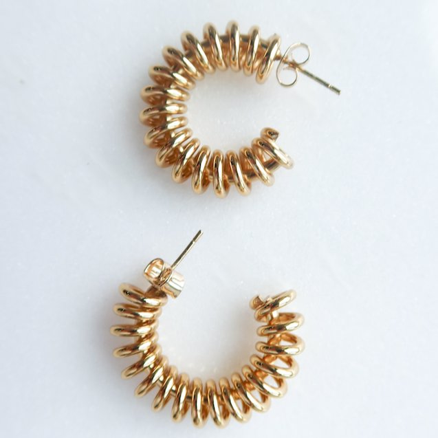 Spiral Hoops Earrings Bob 