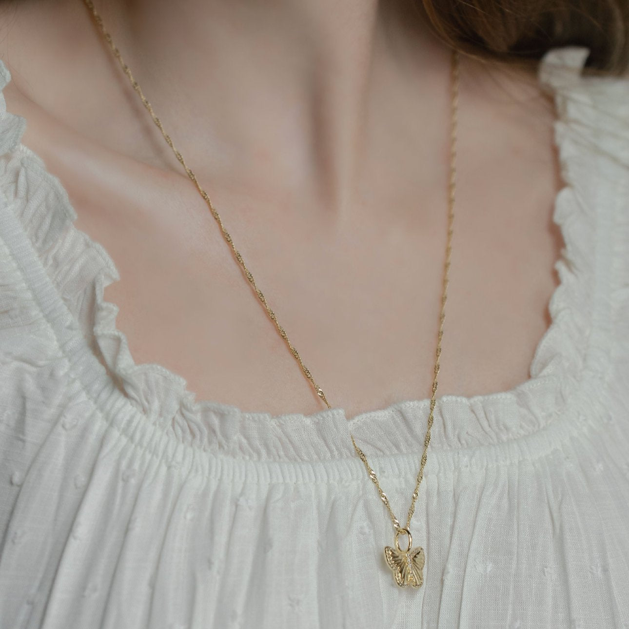 Skinny Twist Chain Necklaces The Sis Kiss 