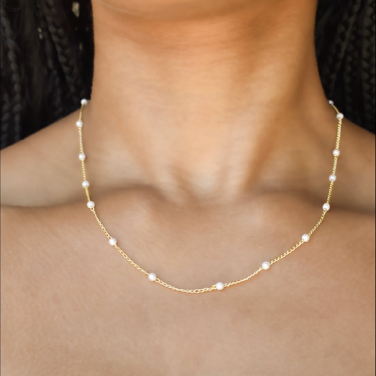 Pearl Chain Necklace Necklaces Joyce 