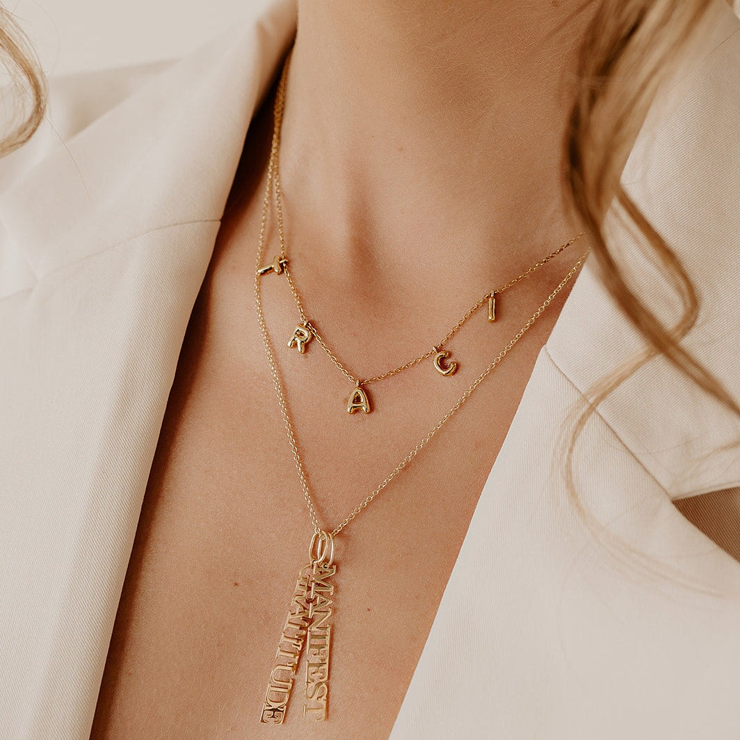 It’s All in a Name® Mini Bubble Letters Necklace JEWELRY Bob 