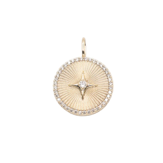 Sis Kiss Star Coin Charm Charms & Pendants Joyce 