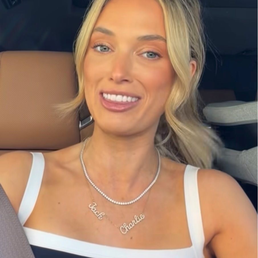 Custom Crystal Script My Mantra Name Necklace – Sis Kiss