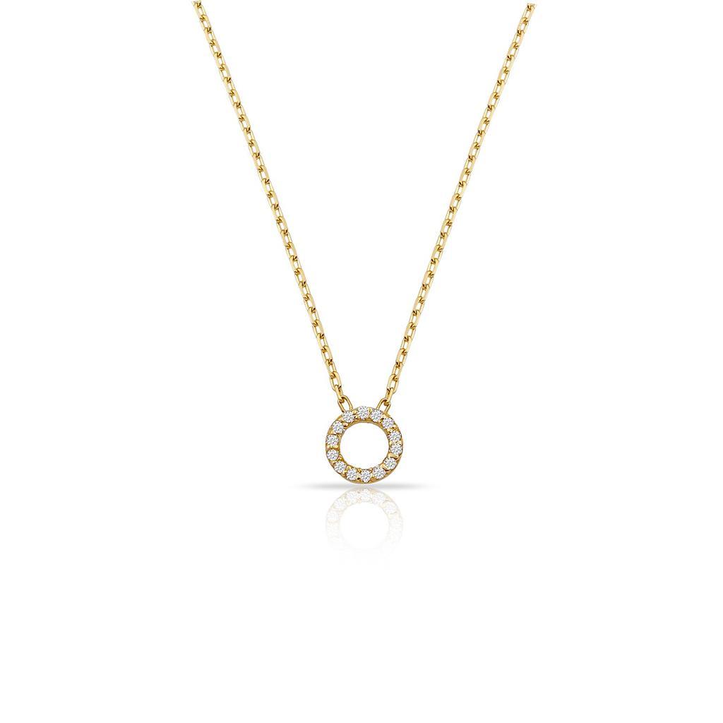 TSK Perry St. Diamond Initial Necklace JEWELRY The Sis Kiss