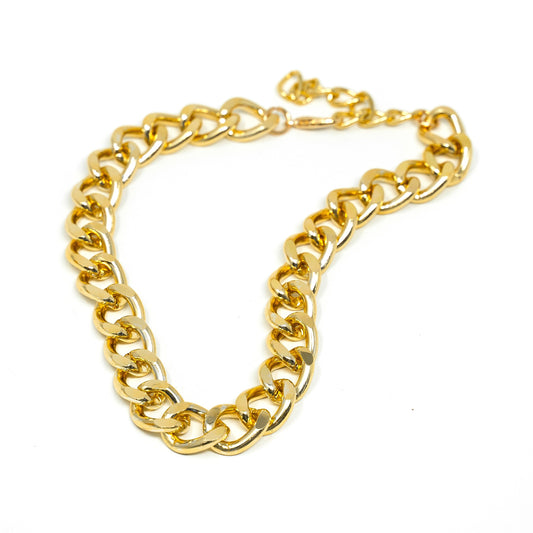 Bold Gold Chain Chokers JEWELRY The Sis Kiss 18mm Curb Links