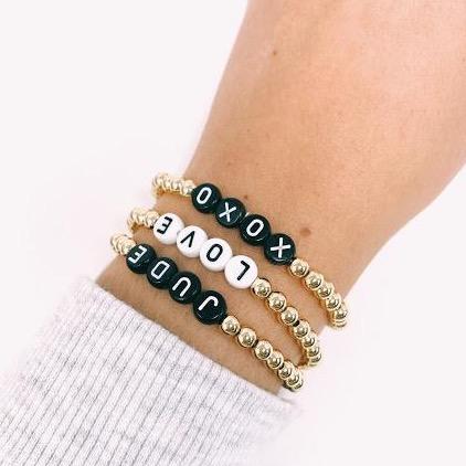 Mini Bubble Name Bracelet – Lola James Jewelry