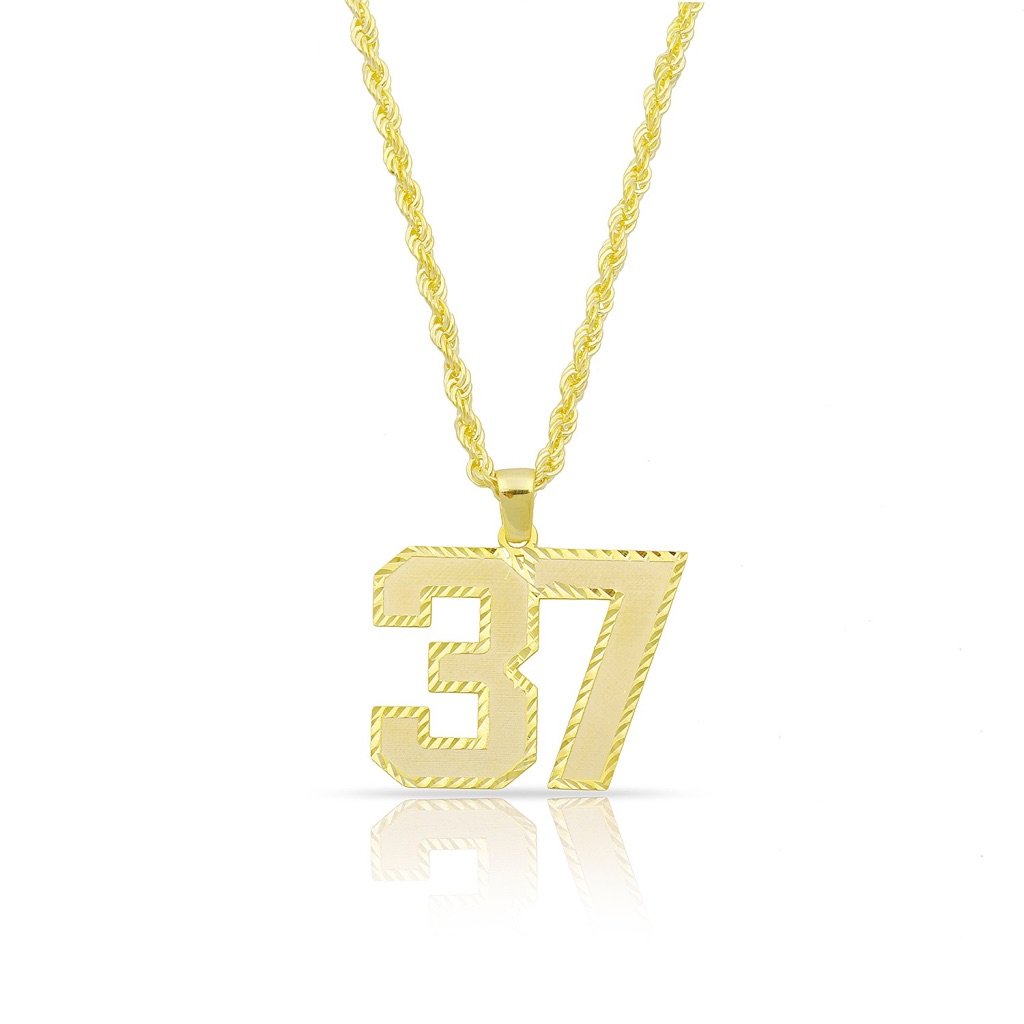 Custom Lucky Number Necklace JEWELRY The Sis Kiss