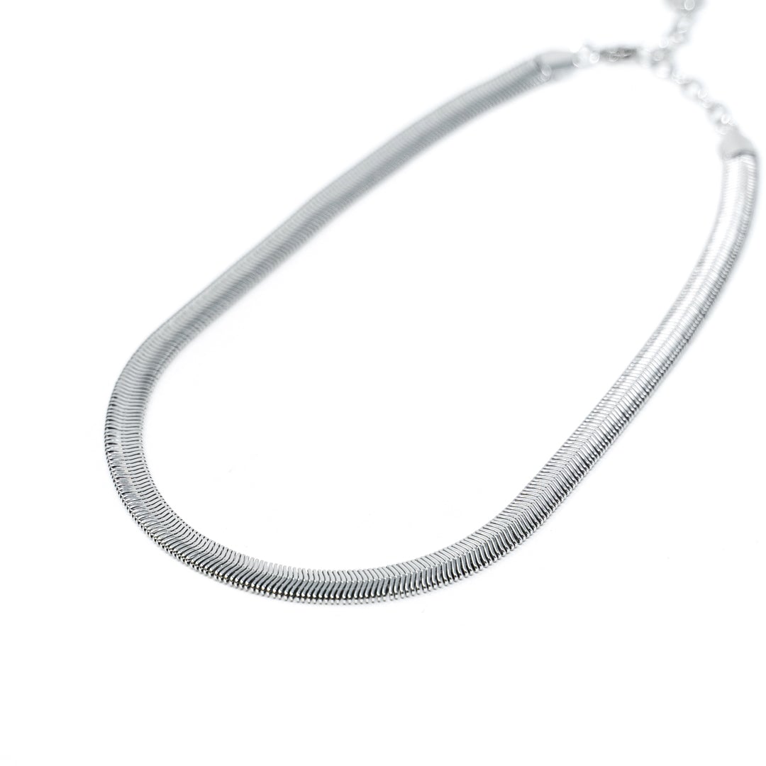 Liquid Gold Herringbone Necklace – Sis Kiss