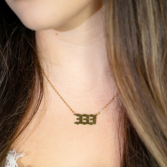 Angel Number Necklace Necklaces Yiwu Schichen