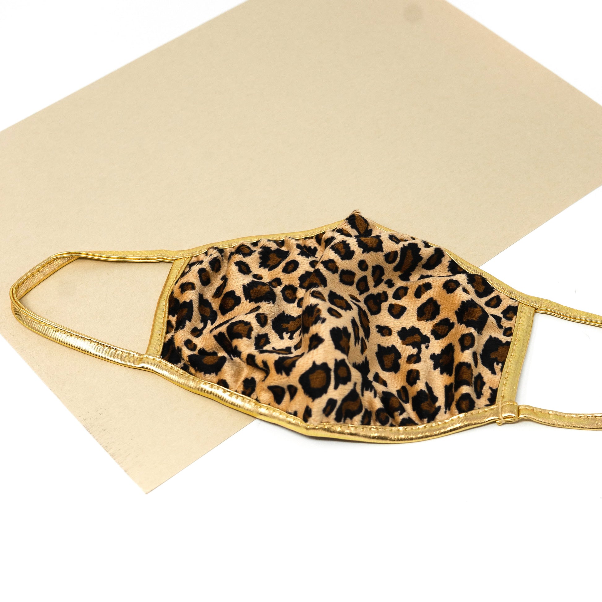 Leopard Masks and Pouches ACCESSORY The Sis Kiss MASK