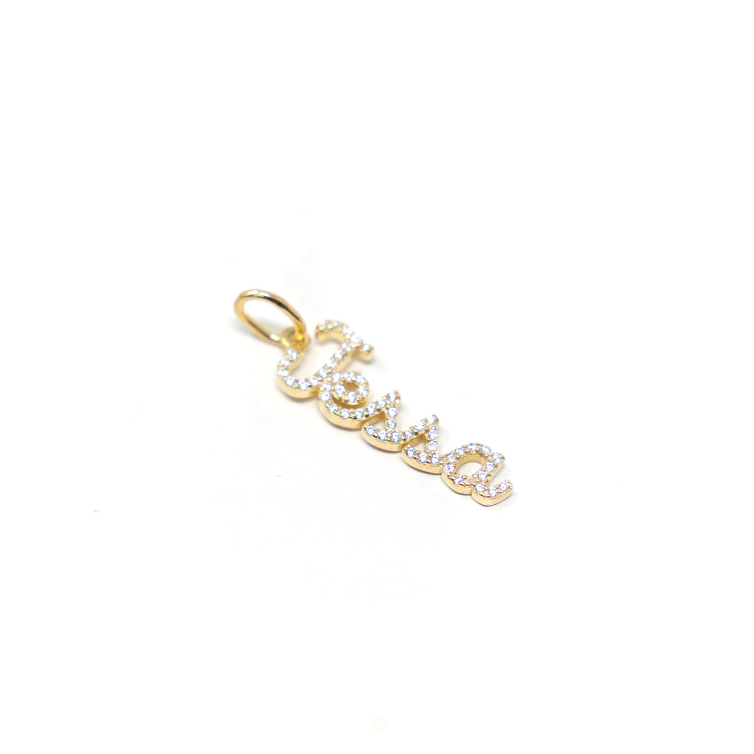 Custom Crystal Script Name Charm – Sis Kiss
