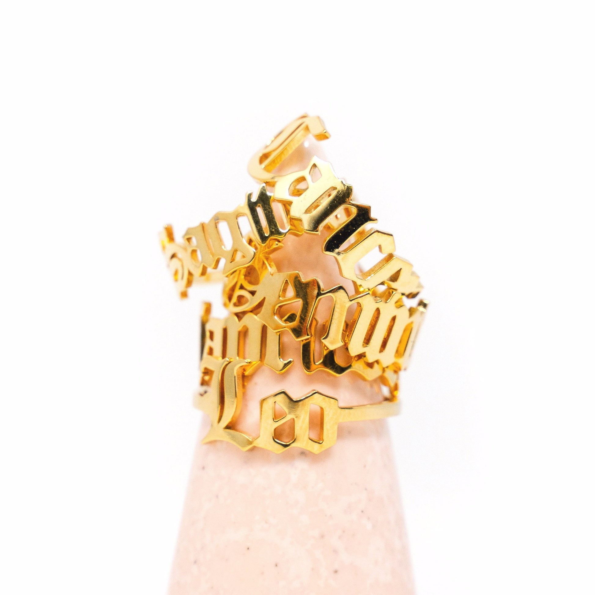 Zodiac Olde English Adjustable Rings JEWELRY The Sis Kiss