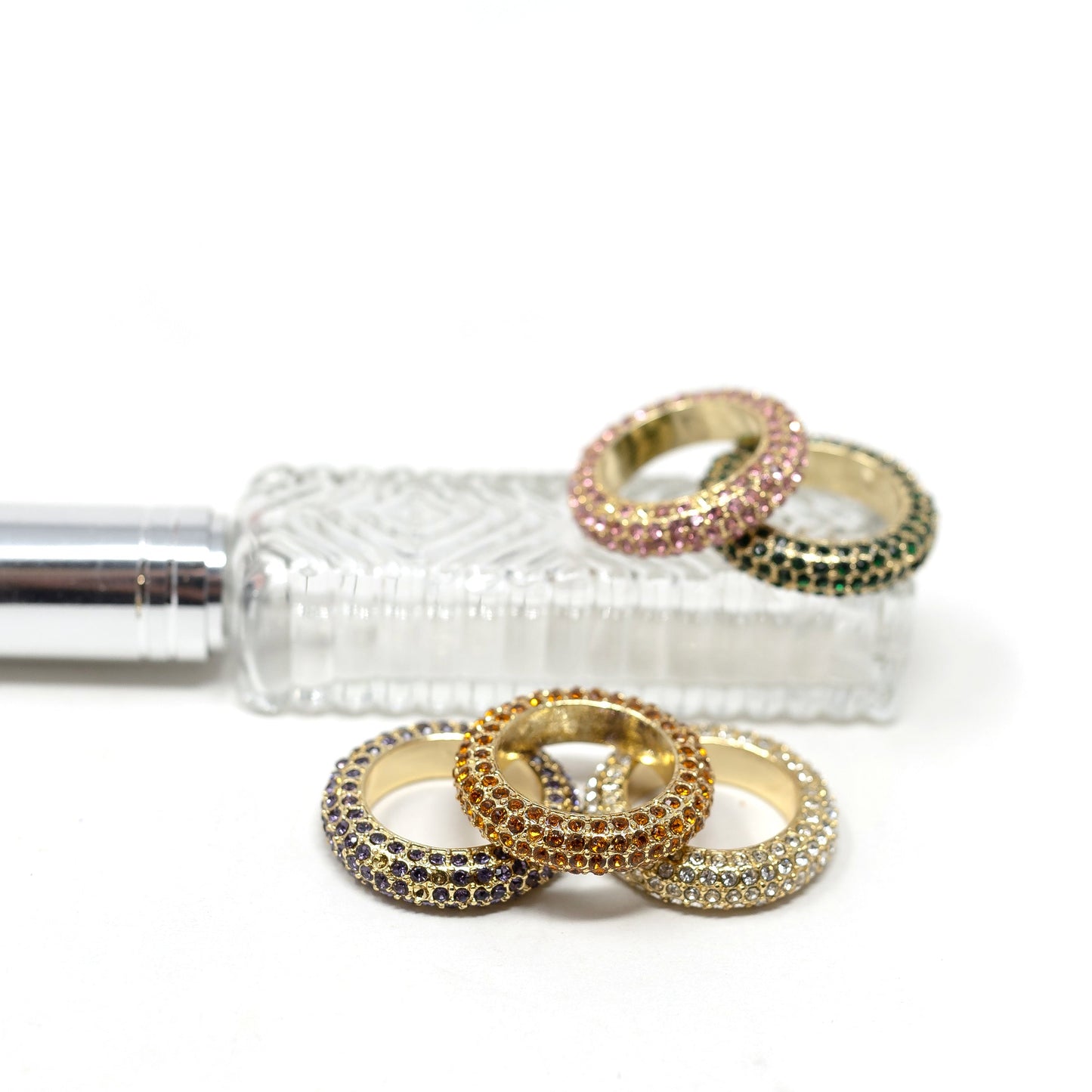 Darling Diva Rose Crystal Ring JEWELRY The Sis Kiss