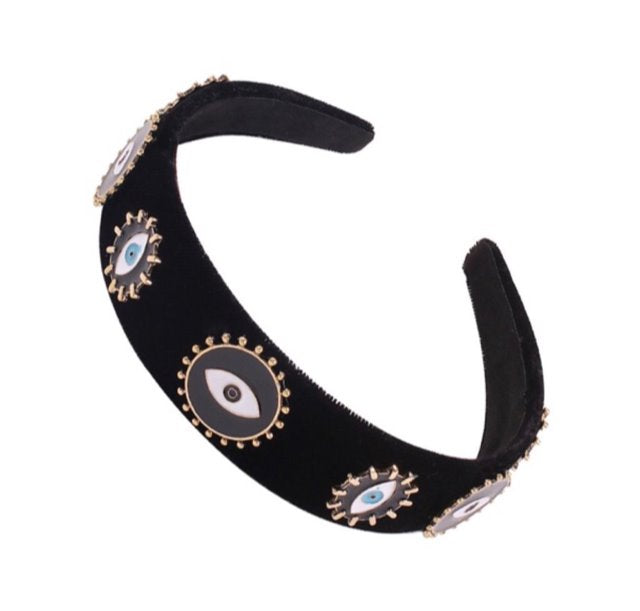 Evil Eye Medallion Headband ACCESSORY The Sis Kiss