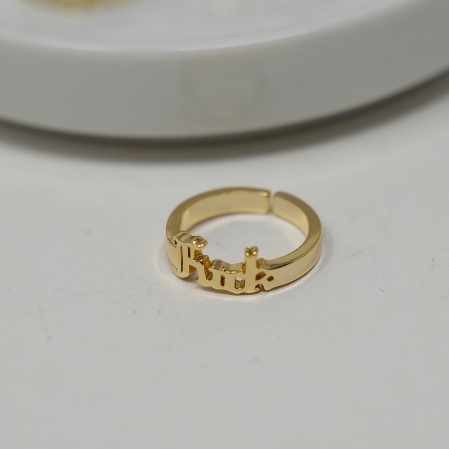 Fuck Old English Ring JEWELRY The Sis Kiss