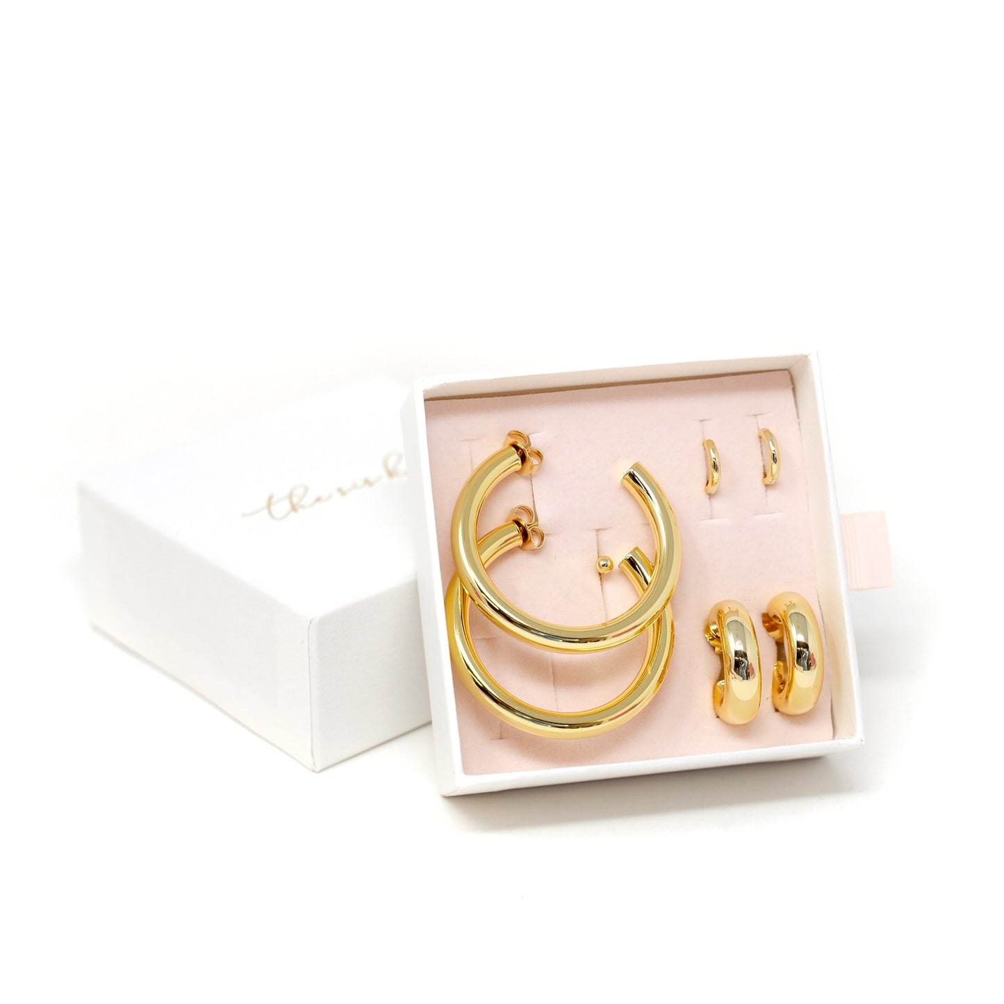 The Essentials Bold Earring Set JEWELRY The Sis Kiss Gold
