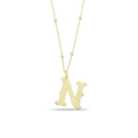 The Sis Kiss Muse Initial Necklace JEWELRY The Sis Kiss