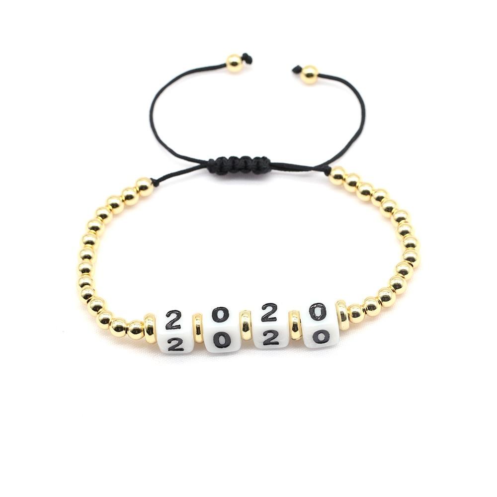 Beaded Adjustable Bracelets JEWELRY The Sis Kiss 2020