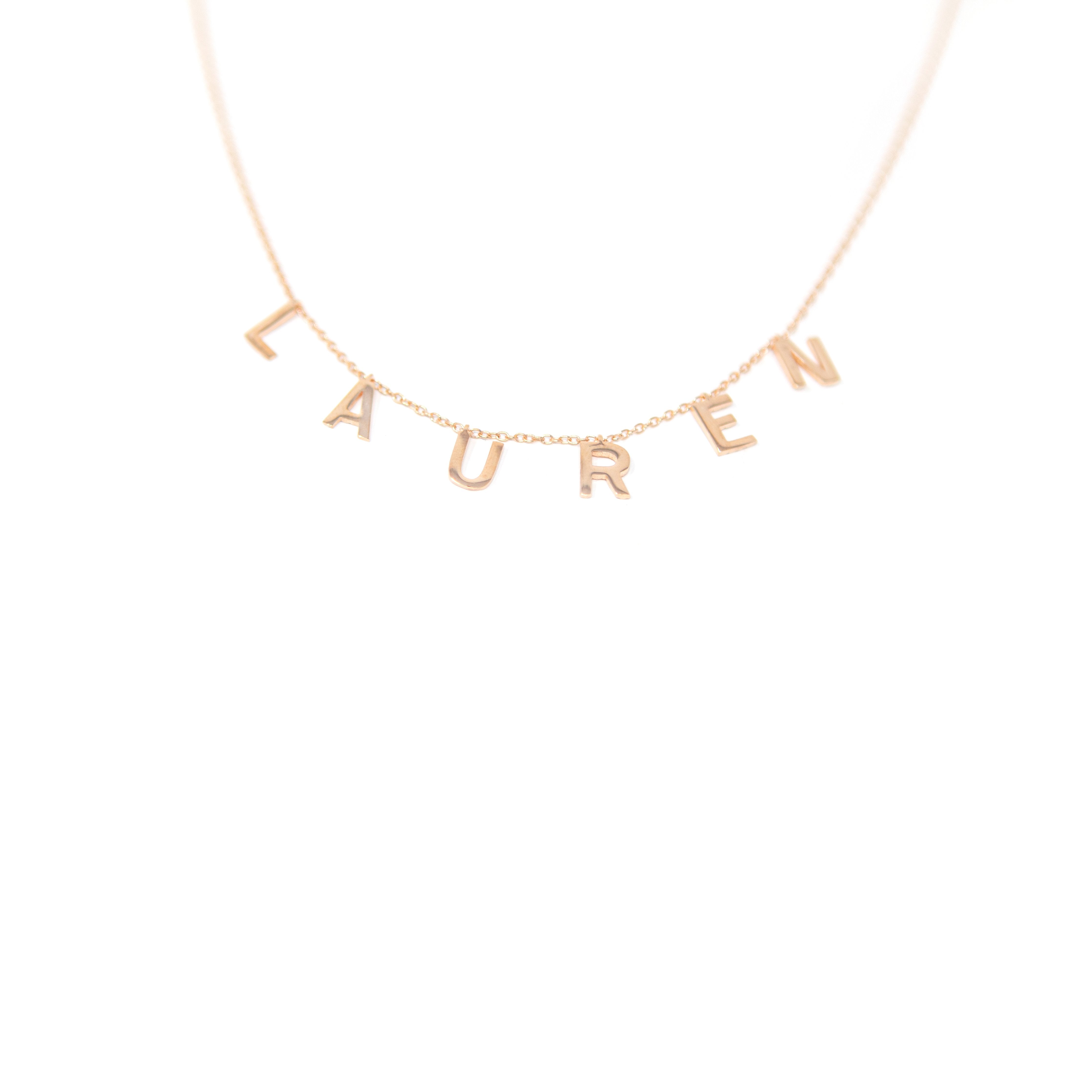 It's all in deals a name personalized necklace