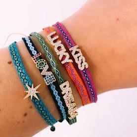 Adjustable Lucky Cord Bracelets JEWELRY The Sis Kiss