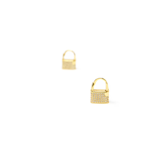 Crystal Lock Huggies JEWELRY The Sis Kiss