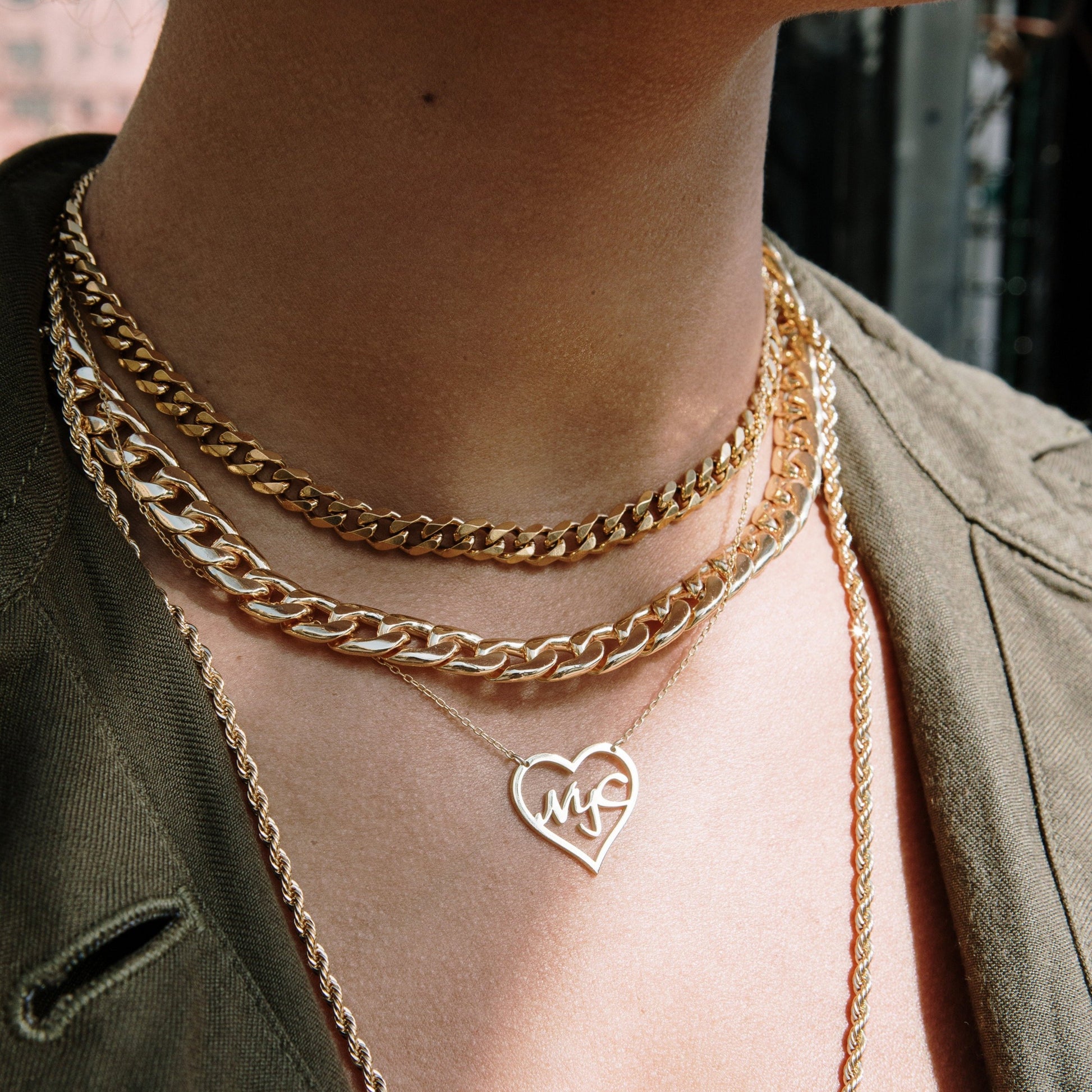 I Heart NYC Necklace JEWELRY The Sis Kiss