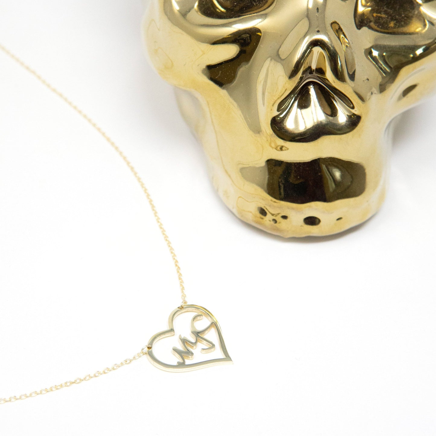 I Heart NYC Necklace JEWELRY The Sis Kiss Gold