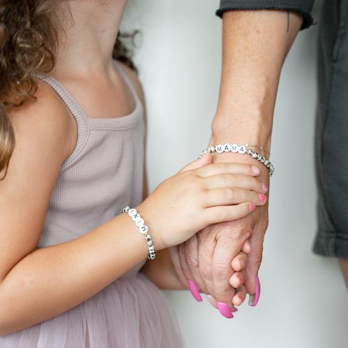 Mama/Mini Beaded Bracelets JEWELRY The Sis Kiss