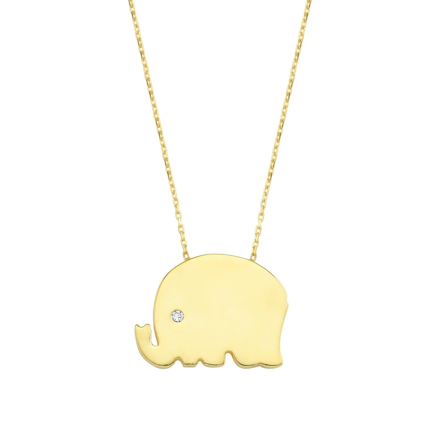 Lucky Elephant Pendant Necklace necklace The Sis Kiss
