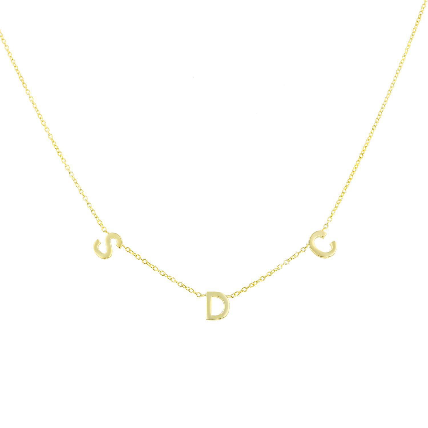 It's All in a Name™ *Linked* Personalized Necklace necklace The Sis Kiss 
