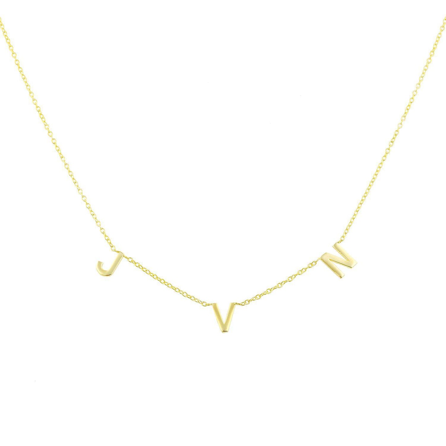 It's All in a Name™ *Linked* Personalized Necklace necklace The Sis Kiss 