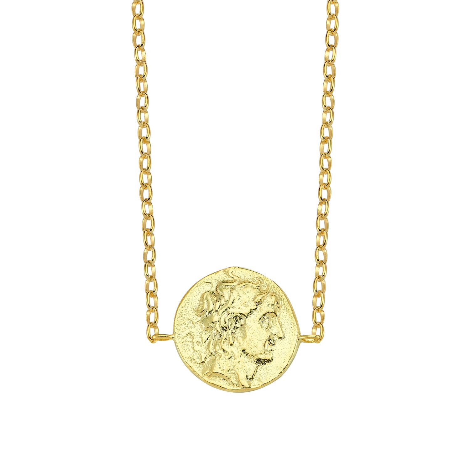 Reversible Roman Coin Choker necklace The Sis Kiss