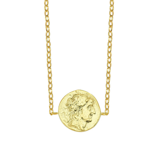 Reversible Roman Coin Choker necklace The Sis Kiss