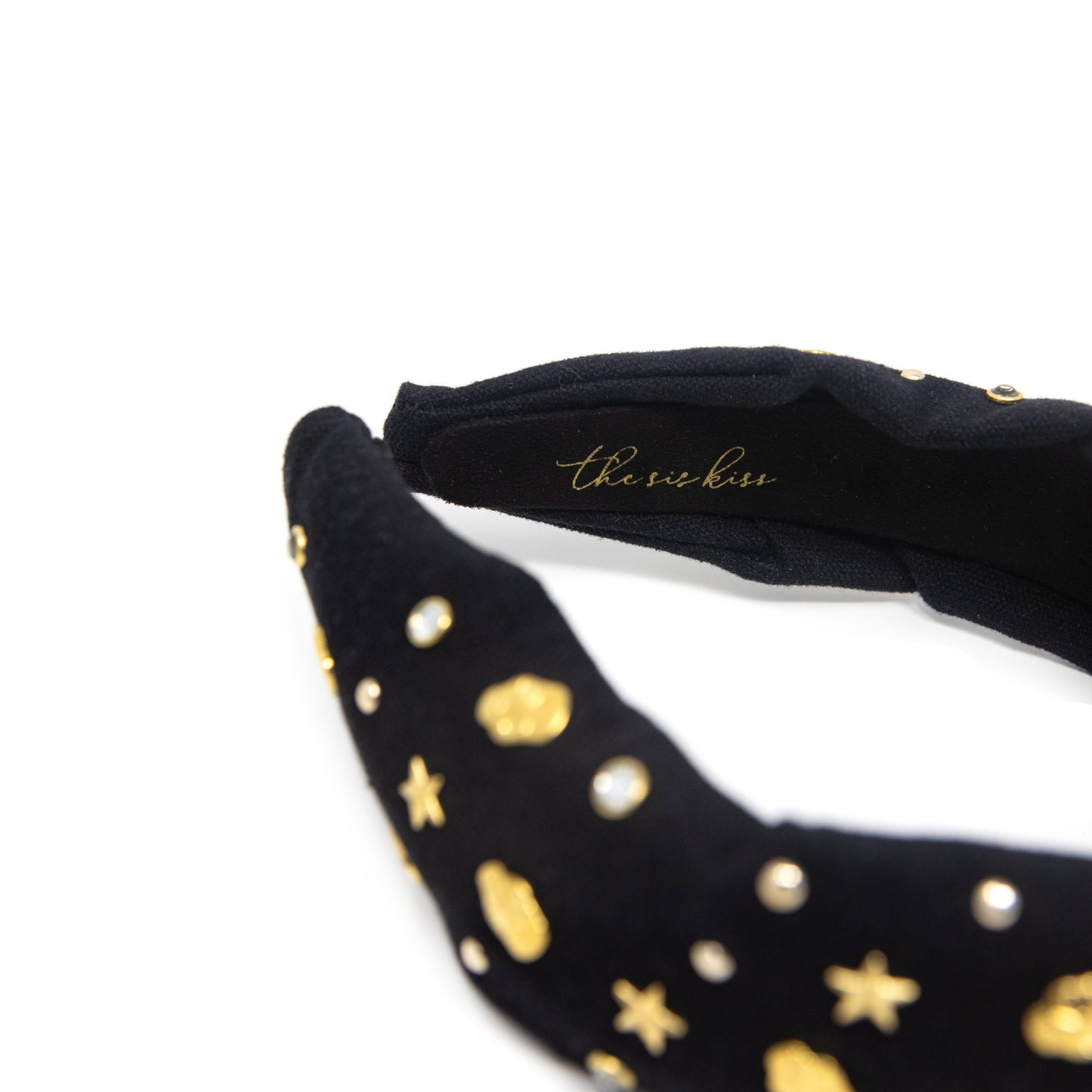 Black Skulls and Stars Headband ACCESSORY The Sis Kiss