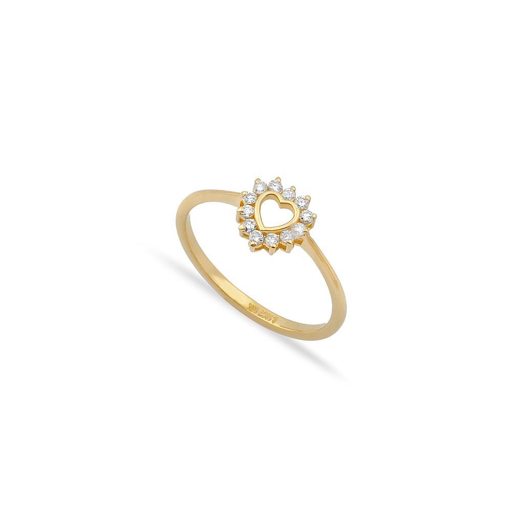 TSK Diamond Rings Ready to Ship JEWELRY The Sis Kiss TSK Serendipity Diamond Heart Ring 0.10ct Size 6