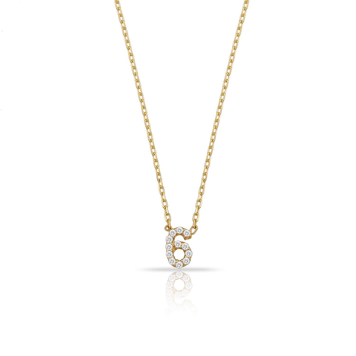 TSK Perry St. Diamond Digit Necklace JEWELRY The Sis Kiss 14k Gold