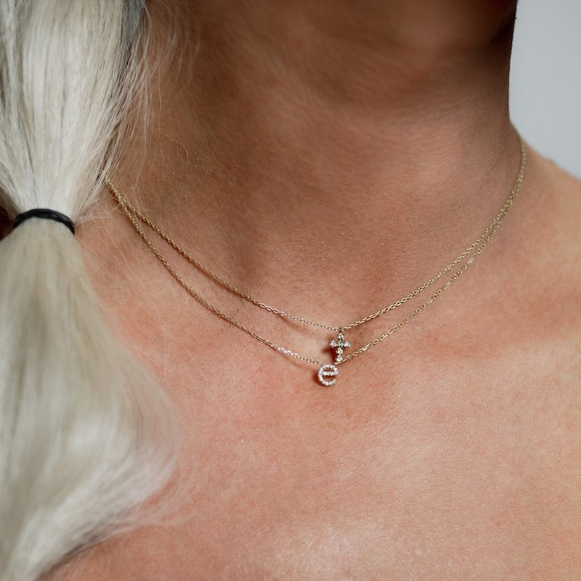 Classic Dainty Cross Necklace PREORDER JEWELRY The Sis Kiss