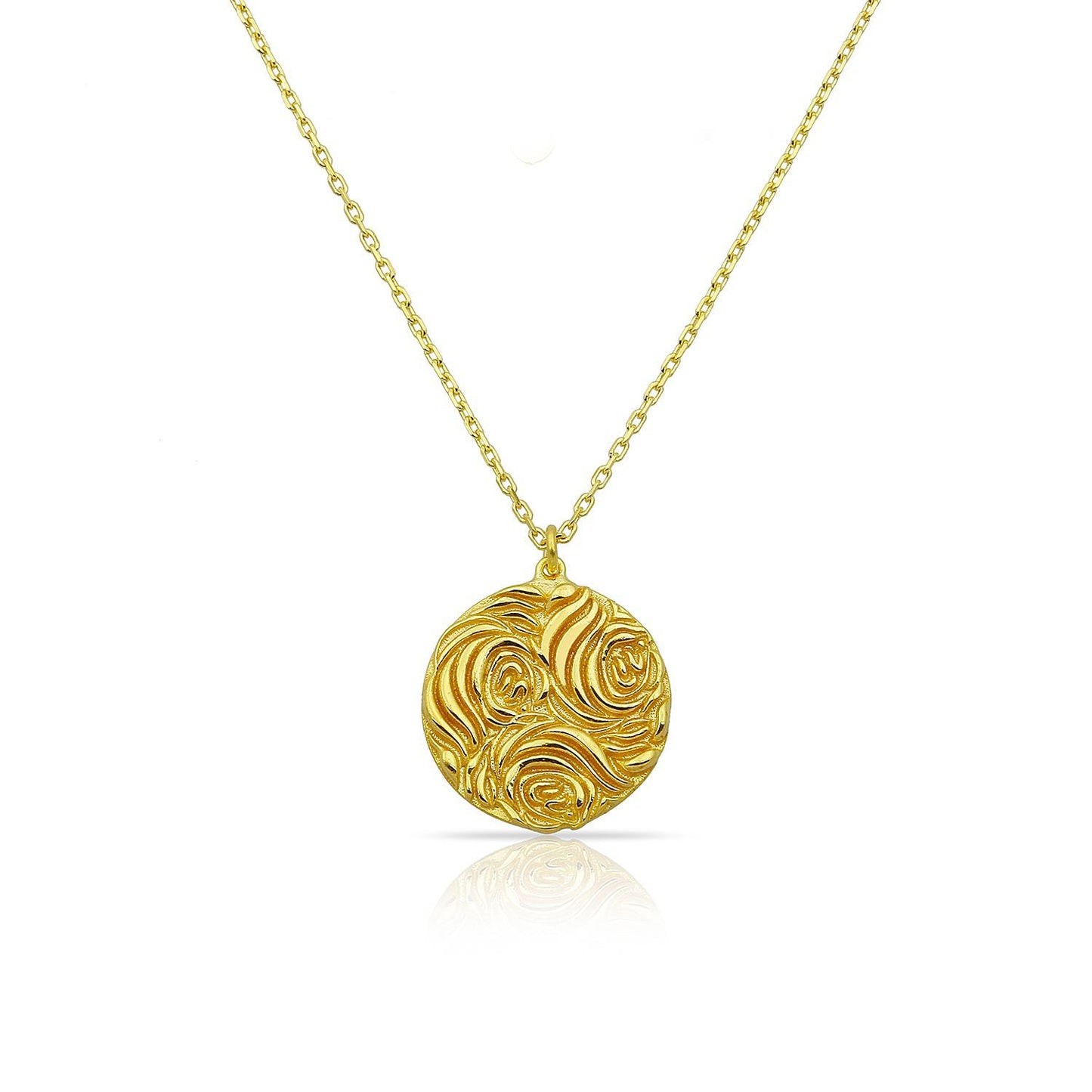 Loverly Flower Coin Pendant PREORDER JEWELRY The Sis Kiss