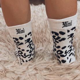 Mama and Mini Leopard Print Socks ACCESSORY The Sis Kiss
