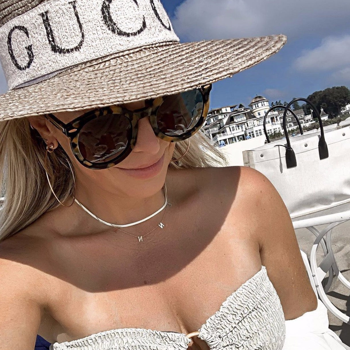 It's All in a Name™ *Linked* Personalized Necklace necklace The Sis Kiss 