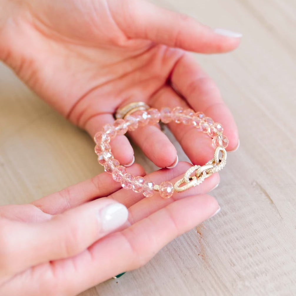 Silicone Keyring Bracelet - Choose Saying - Pink Posh Co