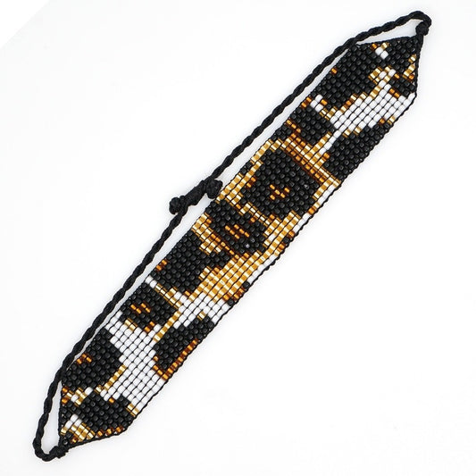 Animal Print Beaded Bracelet JEWELRY The Sis Kiss
