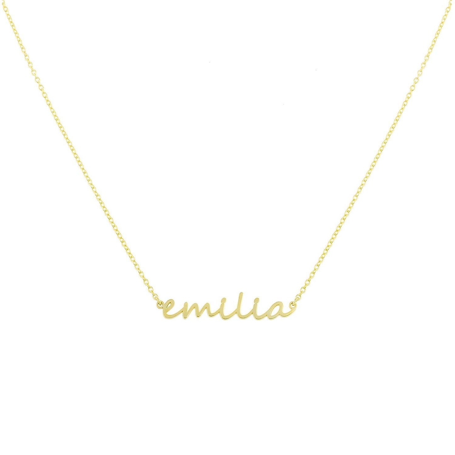 NON CUSTOMIZABLE Dainty Name Necklaces JEWELRY The Sis Kiss