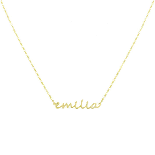 NON CUSTOMIZABLE Dainty Name Necklaces JEWELRY The Sis Kiss