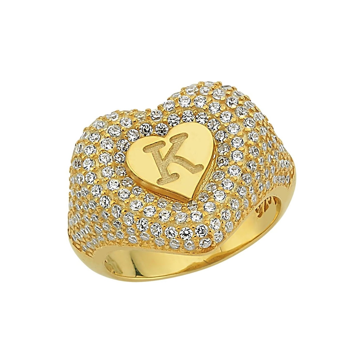 Heart Signet Pinky Ring JEWELRY The Sis Kiss