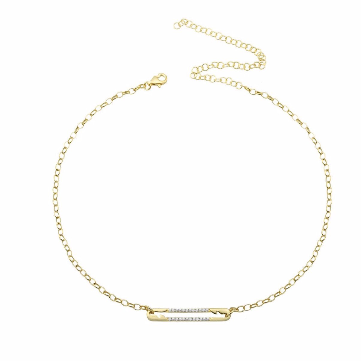 Paperclip Choker Necklace – The Sis Kiss