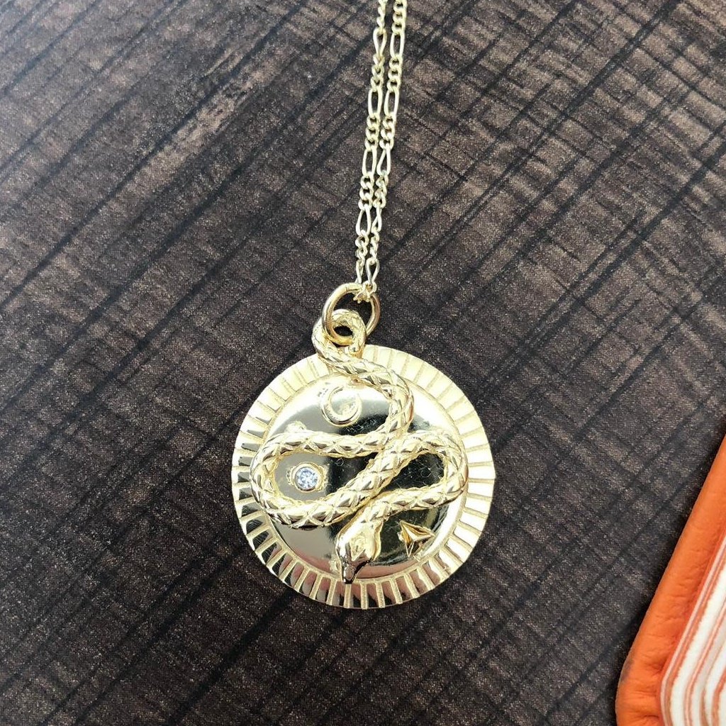 Snake Coin Necklace The Sis Kiss