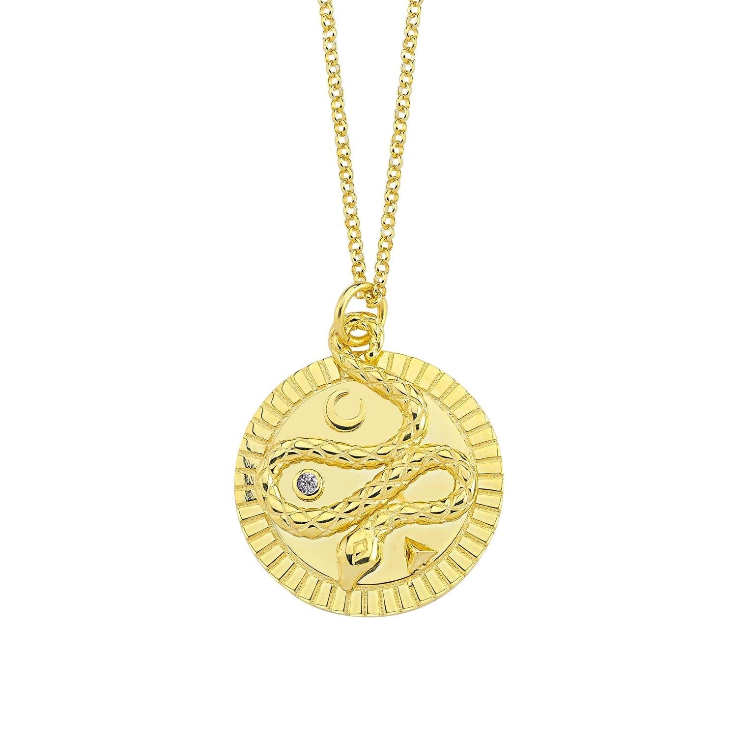 Snake Coin Necklace The Sis Kiss