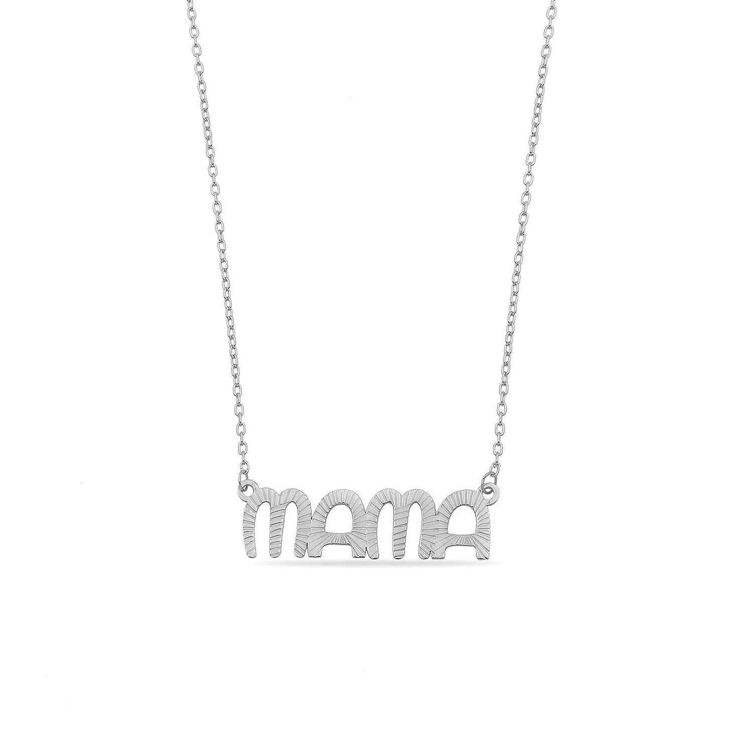 The Sis Kiss Muse Modern Mama Necklace JEWELRY The Sis Kiss Silver