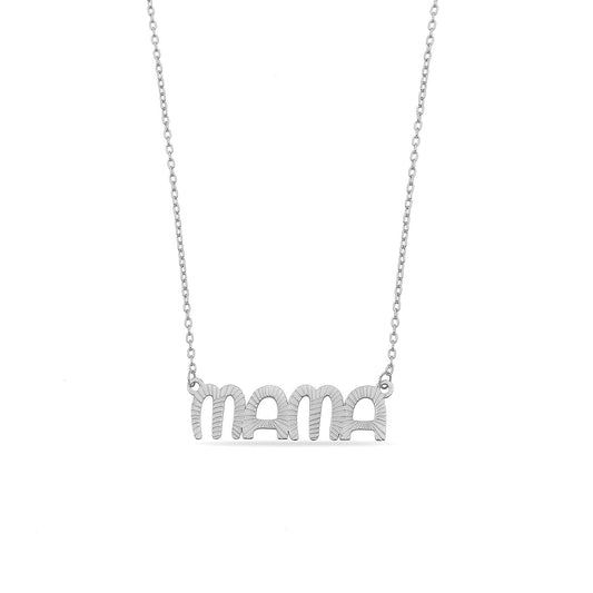The Sis Kiss Muse Modern Mama Necklace JEWELRY The Sis Kiss Silver